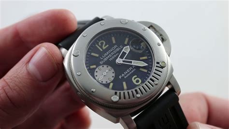 Panerai Luminor Submersible 1000m Pam 64 Luxury Watch Review