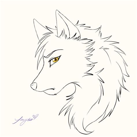 Cartoon Wolf Drawing Anime Wolf Drawing Cute Wolf Drawings Wolf Sketch