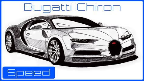 How to draw bugatti veyron super car step by step. Desenhando Bugatti Chiron (O carro mais rápido do mundo ...