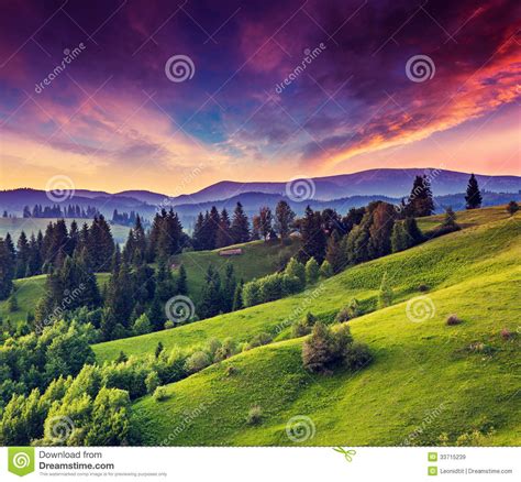 Sunset Stock Image Image Of Journey Land Nature Ground