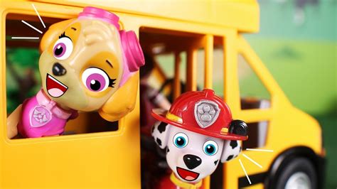 Paw Patroll Toys 🐾the Paw Patrol Goes On A Trip 🚐 Youtube