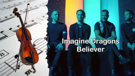 Partitura Imagine Dragons Believer Violín Youtube