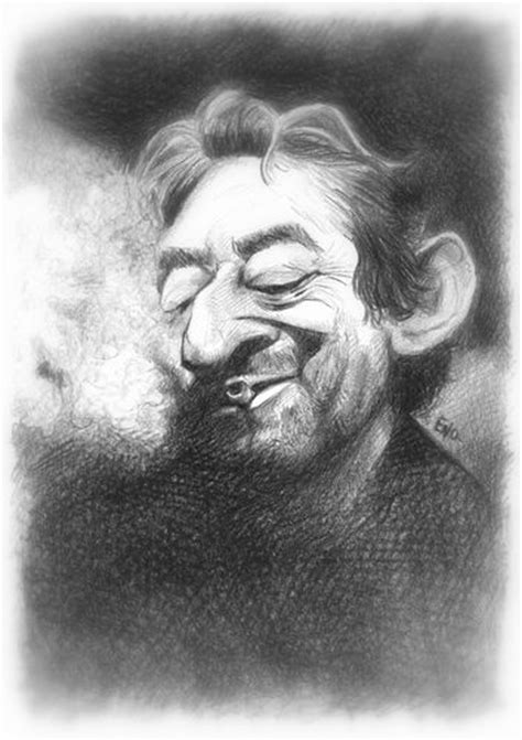 Serge Gainsbourg By Eno Famous People Cartoon Toonpool