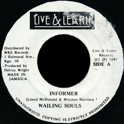 Wailing Souls Informer Releases Discogs