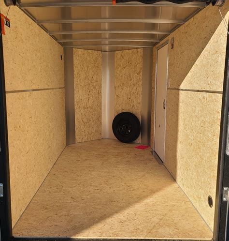6x10 Enclosed Cargo Trailer 66 Interior Charcoal Mandg Trailer