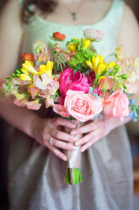 May Flowers Beautiful Spring Wedding Bouquets