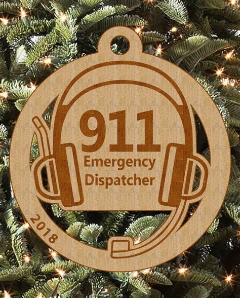 Dispatcher Ornament 911 Dispatcher Ornament Call Taker T Etsy
