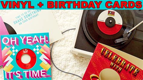 Vinyl Birthday Cards Hallmark Bundles Singles With Greeting Cards