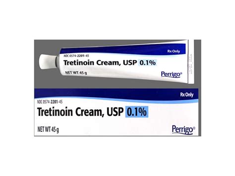 Tretinoin Cream Usp 01 45g Perrigo Rx Ingredients And Reviews
