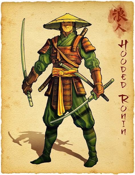 Warriors In Art Hooded Ronin By Ashish D Joshi