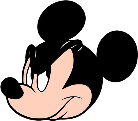 Download Angry Mickey Mouse Face Clipart 5279808 Pinclipart