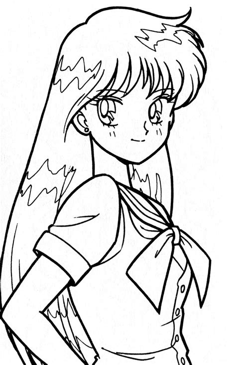 Sailor Mars Coloring Book Xeelha Fondo De Pantalla De Sailor Moon Sailor Moon Personajes