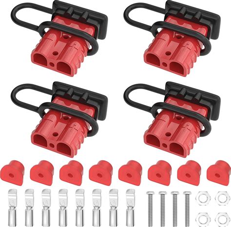 Rvboatpat 4pcs 50amp Battery Quick Connectdisconnect Connector6 To 12