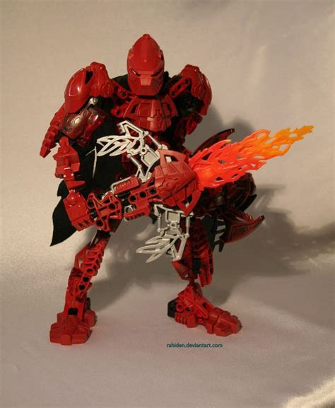 Bionicle Moc Flame Titan By Rahiden On Deviantart Bionicle Bionicle