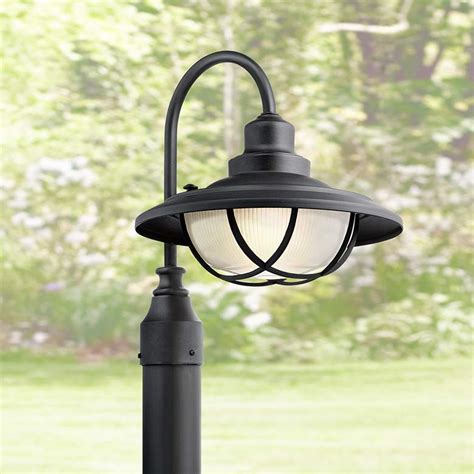 Fitter with 21 bright white leds. Kichler Harvest Ridge 15 3/4"H Black Outdoor Post Light - #1Y074 | Lamps Plus