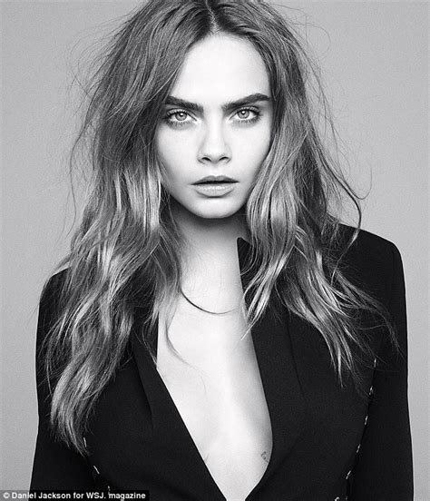 Cara Delevingne Stars In Wsjs Stunning Black And White Photoshoot