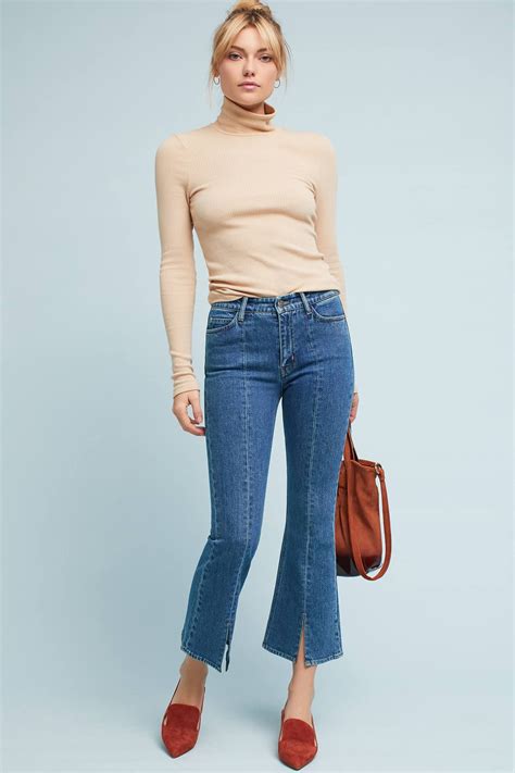 M I H High Rise Marty Cropped Flare Jeans Cropped Flare Jeans