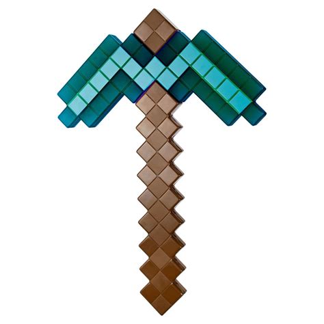 Minecraft Diamond Pickaxe Life Sized For Role Play Fun
