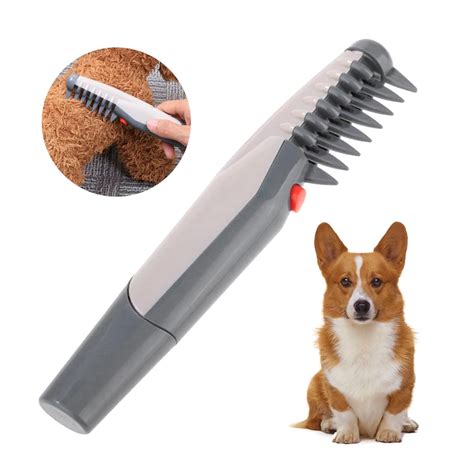 Pugga Electric Pet Dog Grooming Comb Pet Hair Removal Brush Dog Cat