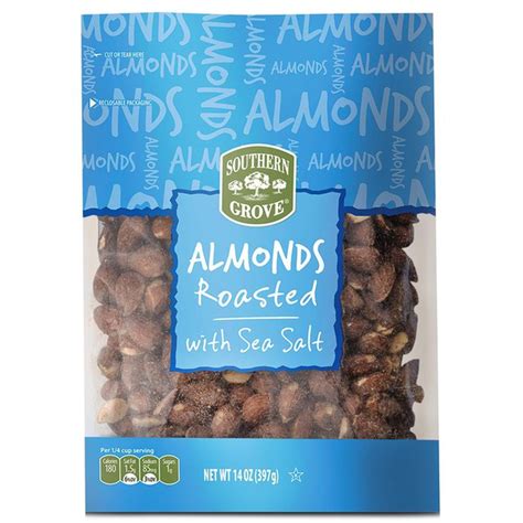 Southern Grove Oven Roasted Almonds With Salt 14 Oz From Aldi Instacart