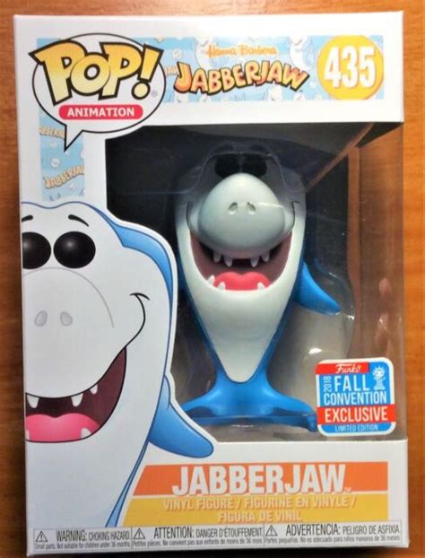 Mint Hanna Barbera Jabberjaw Shark Funko Shop Fall Nycc 2018 Exclusive Pop Ebay