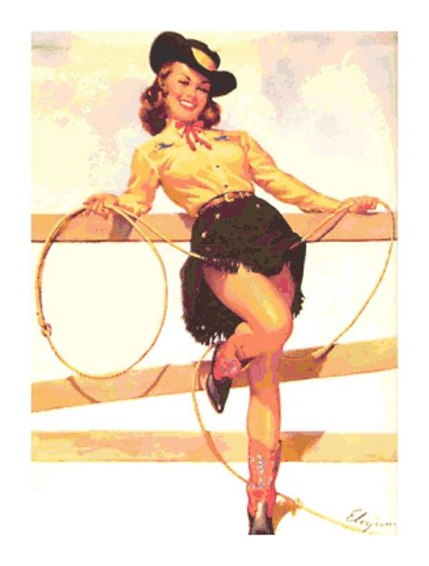 46 Best Images About Cowgirls Of Yesteryear On Pinterest Gil Elvgren