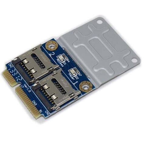 Inserting an sd card while the device is on may result to corrupted data. 2 SSD HDD for Laptop Dual Micro SD SDHC SDXC to Mini PCIe Memory Card reader mPCIe to 2 mini ...