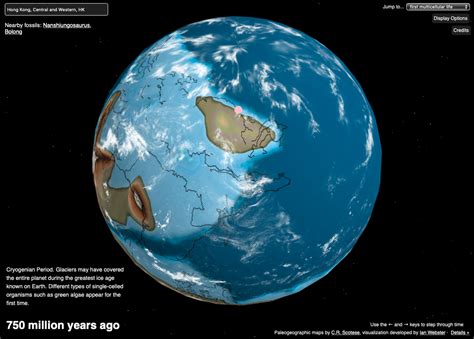 Hong Kong Location 750 Million Years Ago On Interactive