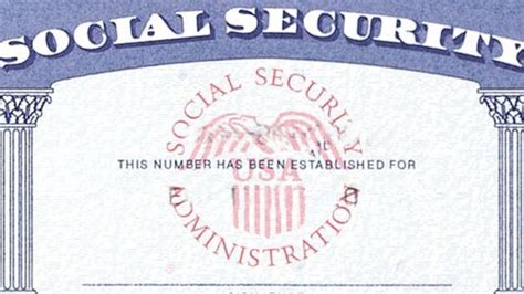 Social Security Card Template Photoshop Professional Template Ideas