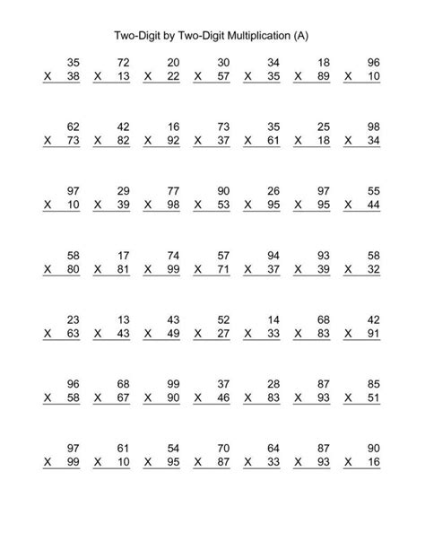 Multiplication Patterns 5th Grade Worksheets