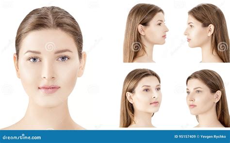 Profile Face Girl And Guitar Woman Royalty Free Stock Image