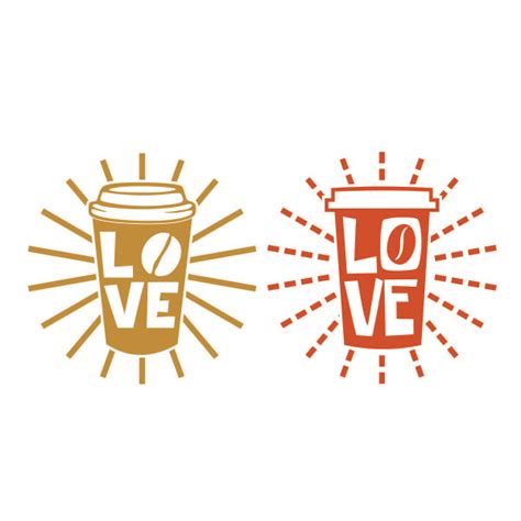 Download Love Coffee Cup Cuttable Design