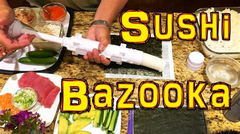 Make Perfect Sushi Rolls Every Time With The Sushi Bazooka Youtube