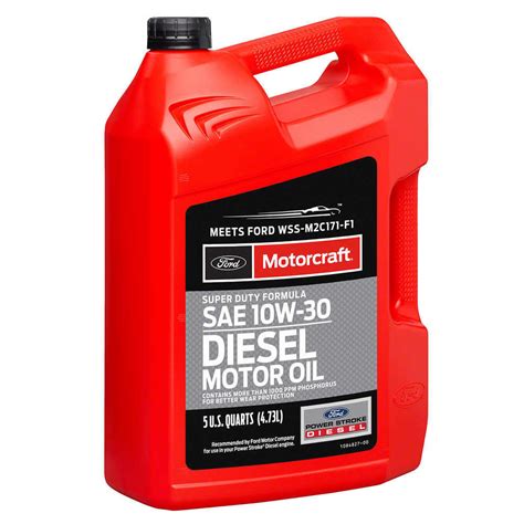 Motorcraft Super Duty Diesel Motor Oil Quart Part Number Xo