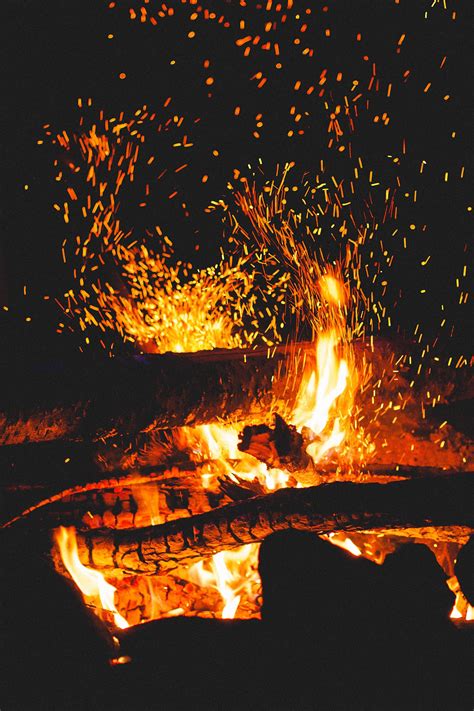 Roaring Fire Pit The Big Retreat Festival Lawrenny Pembrokeshire
