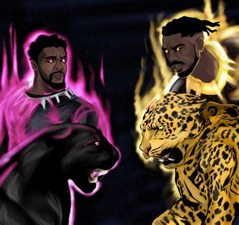 The Panther And The Jaguar Black Panther Marvel Black Comics Black