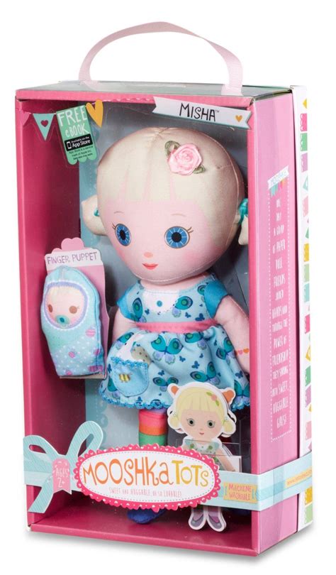 Mooshka Tots Doll Misha Toy Packaging Packaging Design Stock