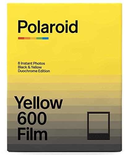 Polaroid Duochrome Film For 600 Black And Yellow Edition Black Album