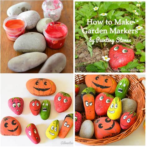 Wonderful Diy Cute Stone Markers For Garden