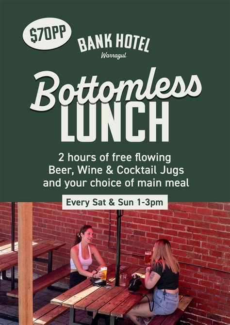 Bottomless Lunch At Bank Hotel Warragul Pub Restaurant Bar