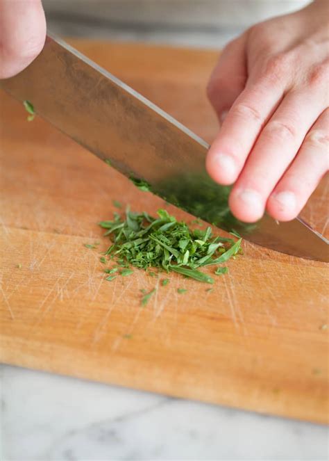 How To Strip Herbs Off Their Stems The Kitchn