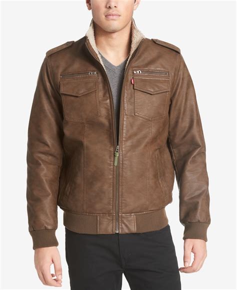 Berber Lined Leather Jacket Mens Cloank