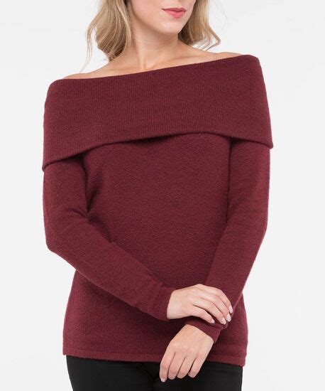 Off The Shoulder Cowl Neck Sweater Sweaters Shoulder Sweater Off