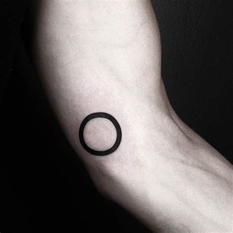 Black Even Circle Tattoo More 12 Tattoos Circle Tattoos Sleeve