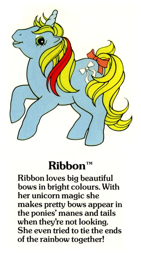 My Little Pony Fact File Ribbon
