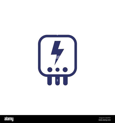 Electric Power Control System Icon Stock Vector Image And Art Alamy