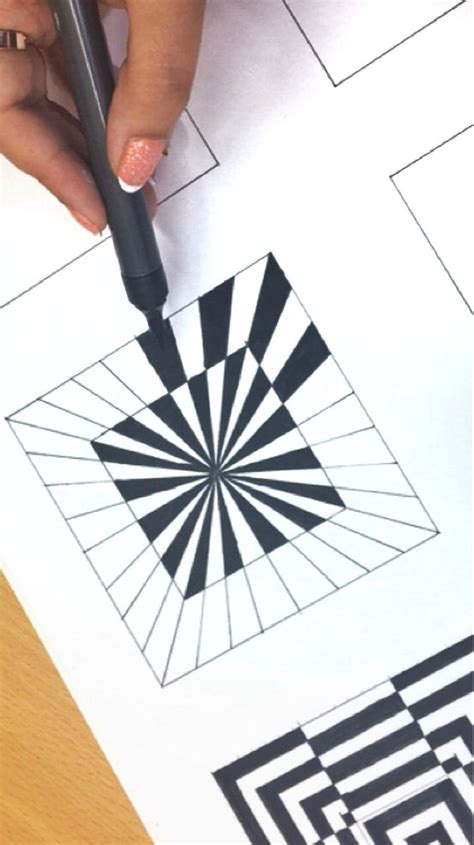 6 Optical Illusions Geometric Pattern Art Optical Illusions Optical