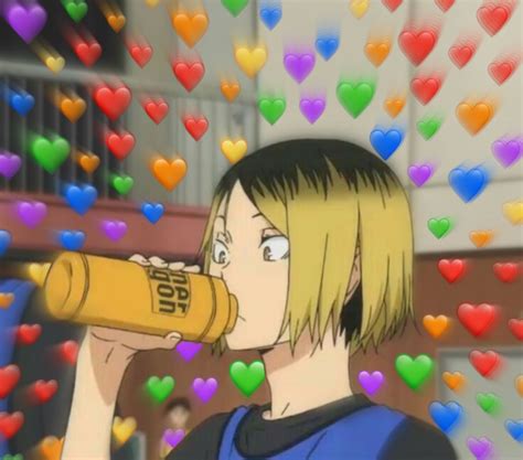 Heart Meme Kenma Kozume In 2020 Kenma Kozume Kenma