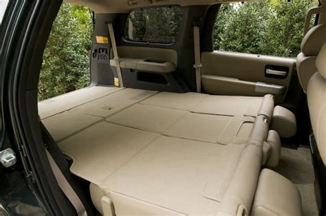 2012 Toyota Sequoia Third Row Seats Folded Picture Pic Image