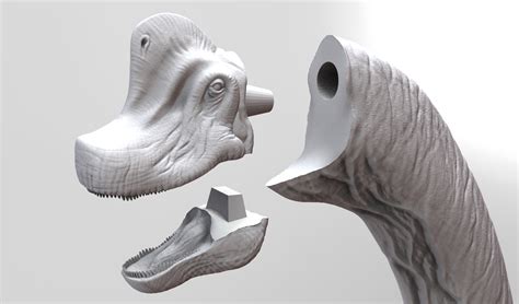 Stl File Jurassic Park Jurassic World Brachiosaurus 3d Print Model 🗺️